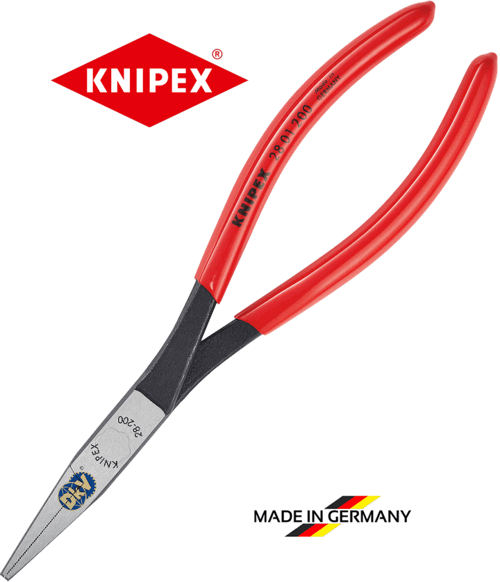 KÌM MỎ NHỌN KNIPEX 28 01 200, KNIPEX LONG REACH NEEDLE NOSE PLIERS 28 01 200