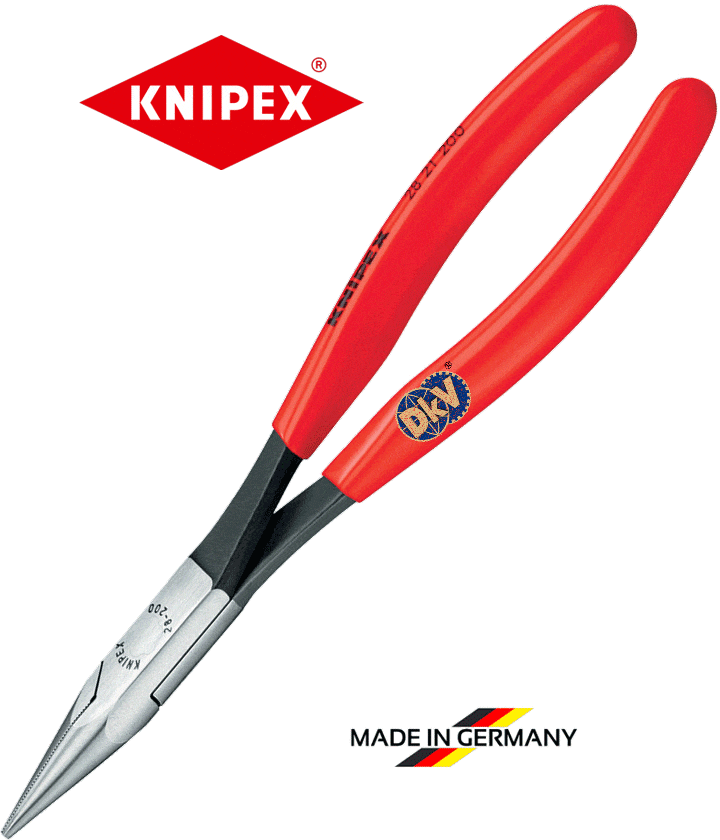 KÌM MỎ NHỌN KNIPEX 28 21 200, KNIPEX LONG REACH NEEDLE NOSE PLIERS 28 21 200