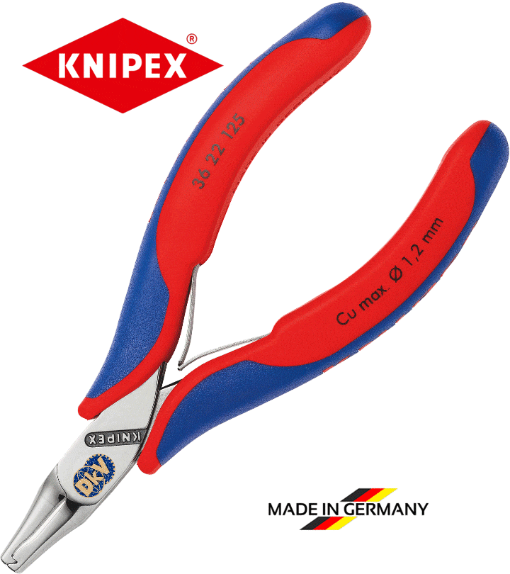 KÌM MŨI NHỌN KNIPEX 36 22 125 | KNIPEX ELECTRONICS MOUNTING PLIERS 36 22 125 