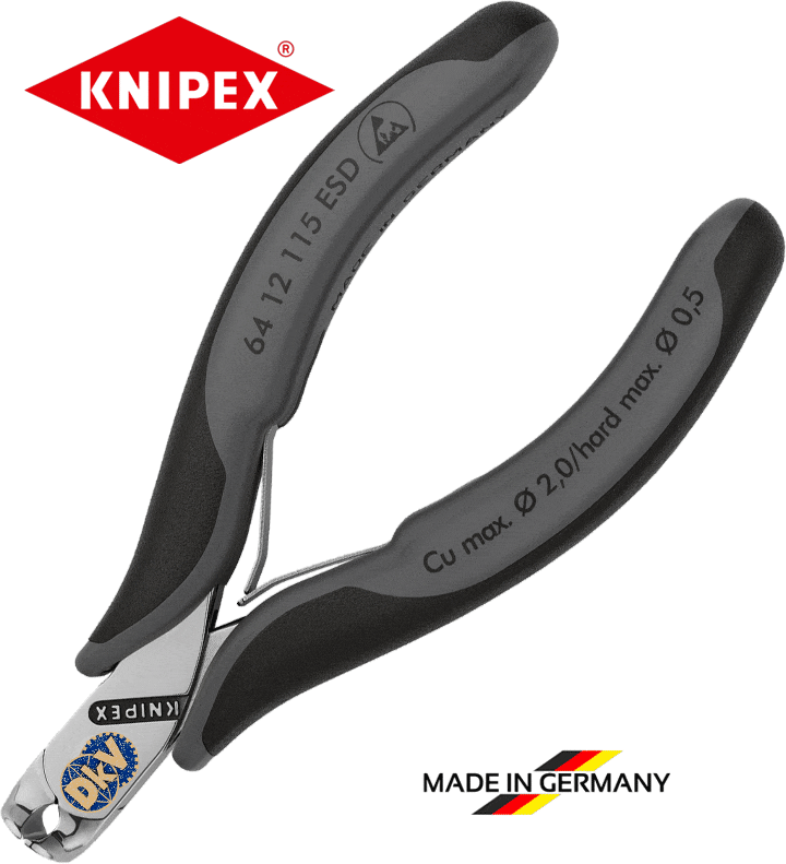 kim cat knipex 64 12 115 ESD, knipex cutting pliers 64 12 115 ESD