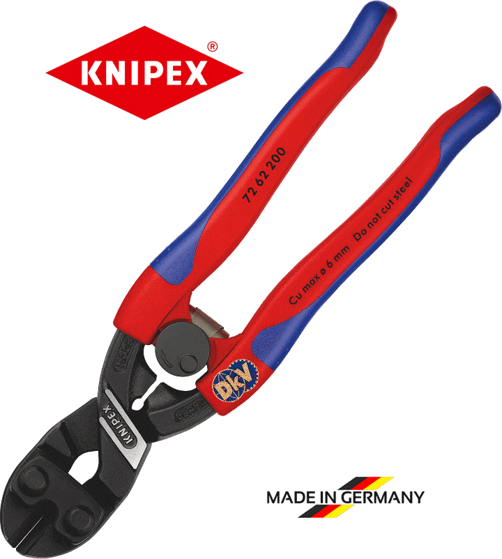 KÌM CẮT KNIPEX 72 62 200 | KNIPEX CUTTING PLIERS 72 62 200