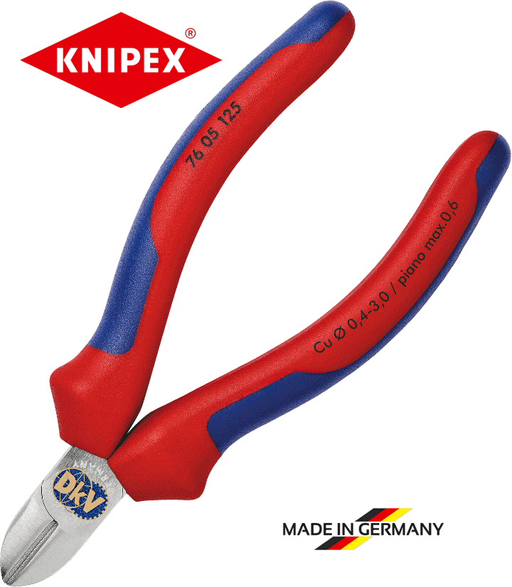 kim cat knipex 76 05 125, knipex cutting pliers 76 05 125