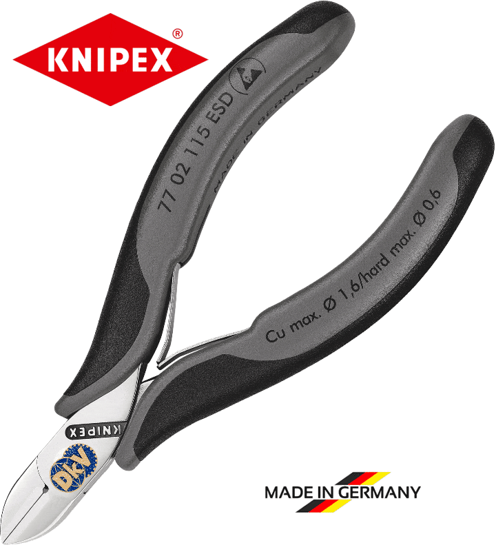 kim cat chong tinh dien knipex 77 02 115 ESD, knipex ESD cutting pliers 77 02 115 ESD