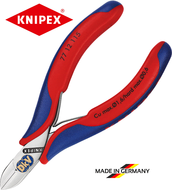 KÌM CẮT KNIPEX 77 12 115 | KNIPEX CUTTING PLIERS 77 12 115