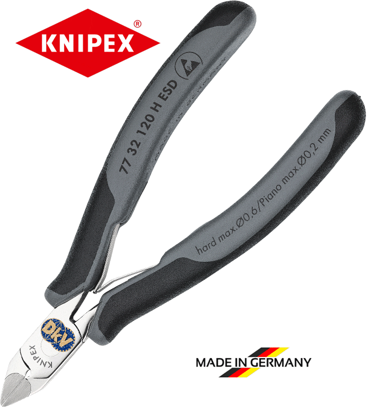 kim cat chong tinh dien knipex 77 32 120 h esd, knipex esd cutting pliers 77 32 120 h esd
