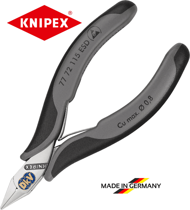 kim cat chong tinh dien knipex 77 72 115 ESD, knipex ESD cutting pliers 77 72 115 ESD