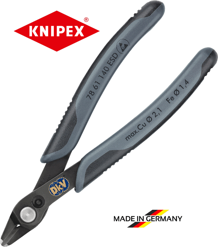 kim cat chong tinh dien knipex 78 61 140 esd, knipex ESD cutting pliers 78 61 140 esd