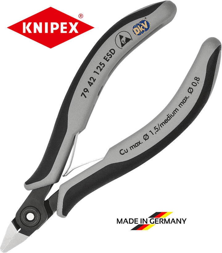 kim cat knipex 79 42 125 ESD, knipex cutting pliers 79 42 125 ESD