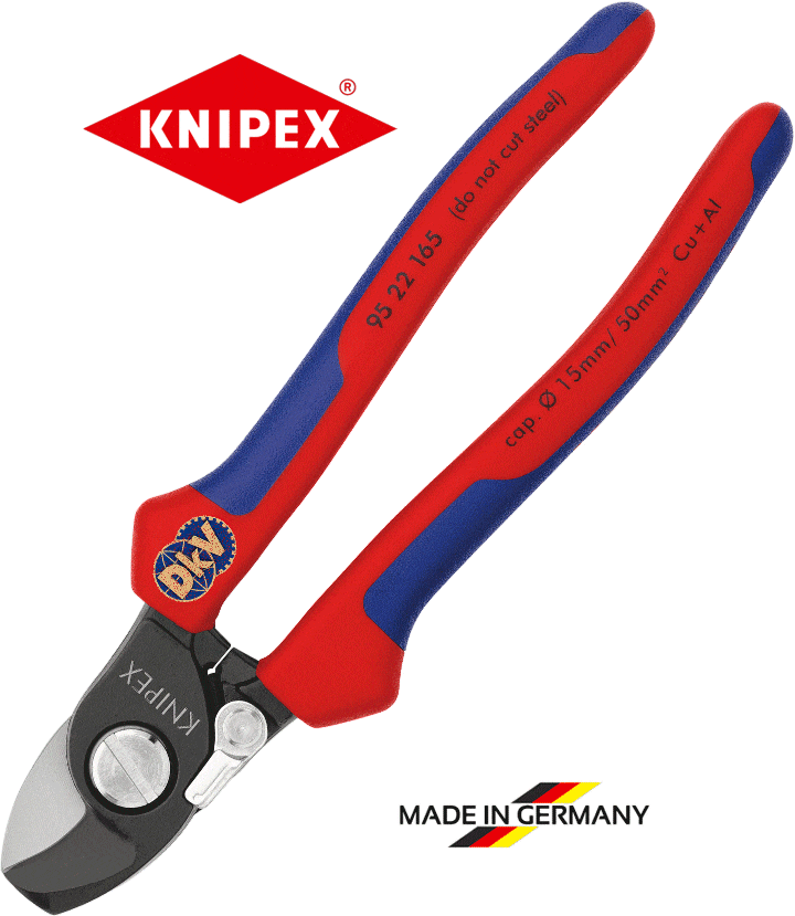 kim cat knipex 95 22 165, knipex cutting pliers 95 22 165