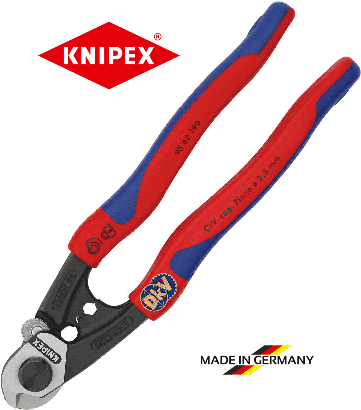 kim cat knipex 95 62 190, knipex cutting pliers 95 62 190