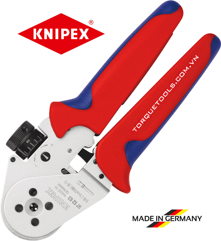 Kìm bấm cốt Knipex 97 52 63, Knipex crimping pliers 97 52 63