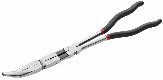 kim mo nhon facom 195.34L, facom extra long half-round nose pliers 195.34L