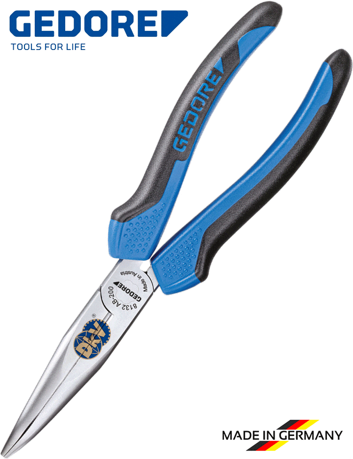 kim mui phang gedore 8132 ab-200 jc, gedore flat nose pliers 8132 ab-200 jc