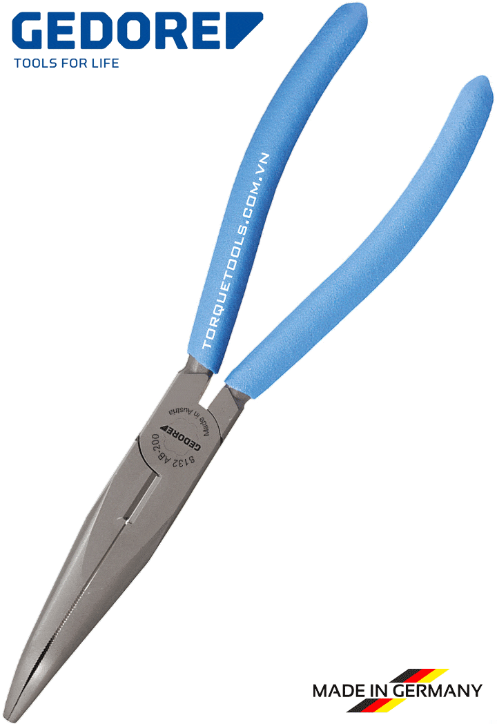 kim mui phang gedore 8132 ab-200 jc, gedore flat nose pliers 8132 ab-200 jc