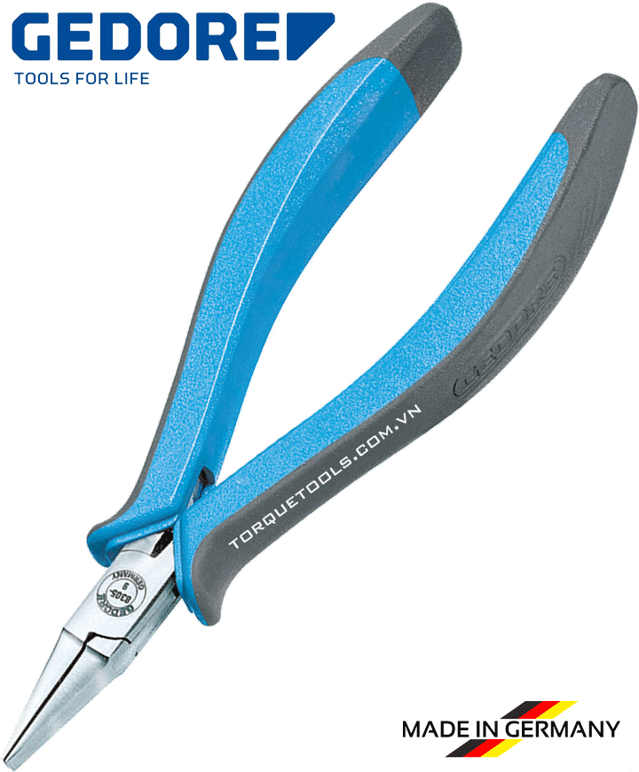 kim mo nhon chong tinh dien gedore 8305-9, gedore esd needle nose electronic pliers 8305-9