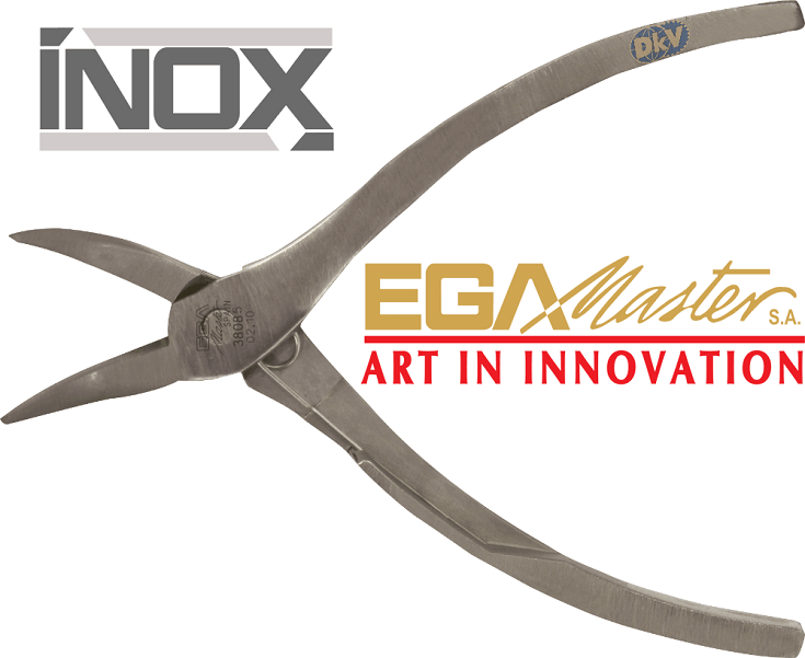 kim mỏ nhọn inox egamaster 38085 , egamaster inox flat nose pliers 38085