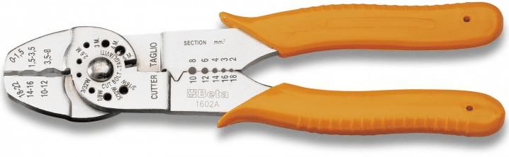 kim mỏ quạ beta 1602A, beta heavy duty crimping pliers for insulated terminals 1602A