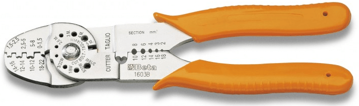 kim mỏ quạ beta 1603B, beta heavy duty crimping pliers for insulated terminals 1603B