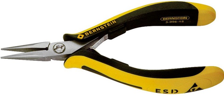 Kìm mũi nhọn chống tĩnh điện Bernstein 3-996-15, Bernstein ESD Snipe Nose Pliers 3-996-15