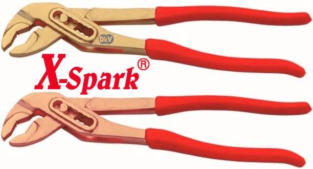  kim ong chay no X-Spark 252b-1006, X-Spark non sparking pipe pliers 252b-1006