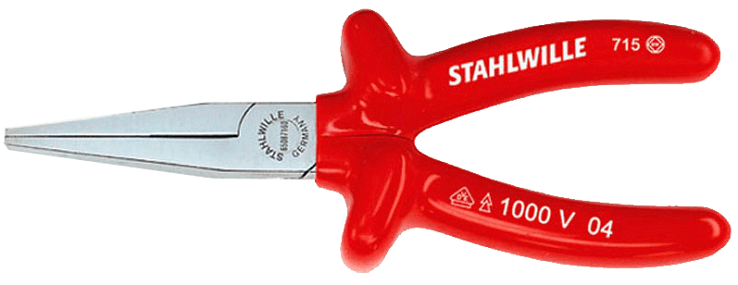 kim mui nhon cach dien stahlwille 65087160, stahlwille vde flat nose pliers 65087160