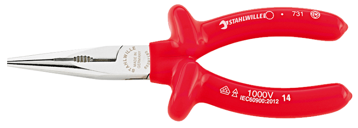 kim mui nhon cach dien stahlwille 65297200, Stahlwille vde round nose pliers 65297200