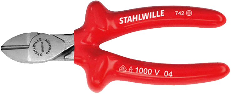 kim cat cach dien stahlwille 66007180, stahlwille vde side cutter pliers 66007180