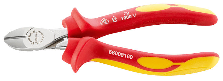 kim cat cach dien stahlwille 66008180, stahlwille vde side cutter pliers 66008180