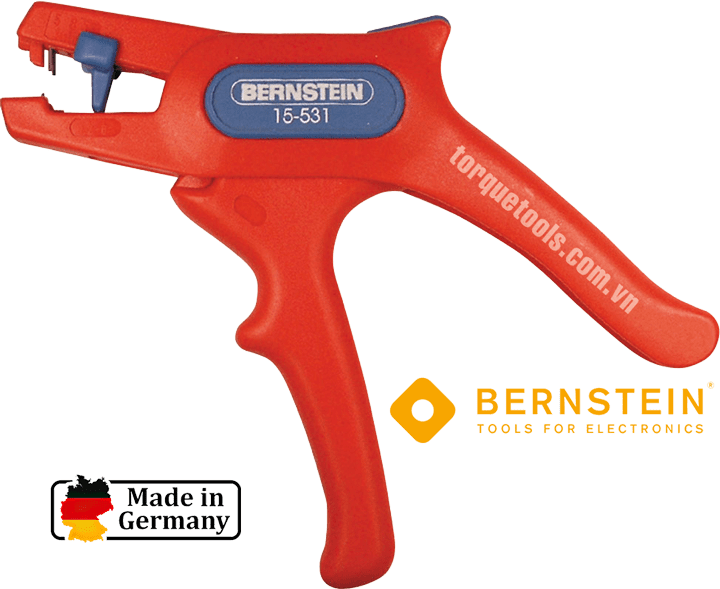 kim tuot day cach dien bernstein 15-531-vde, bernstein vde wire stripping pliers 15-531-vde