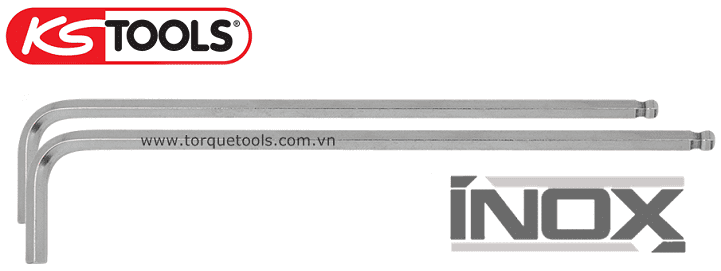 tay cong inox ks tools 964.0510, ks tools inox mini hex key 964.0510