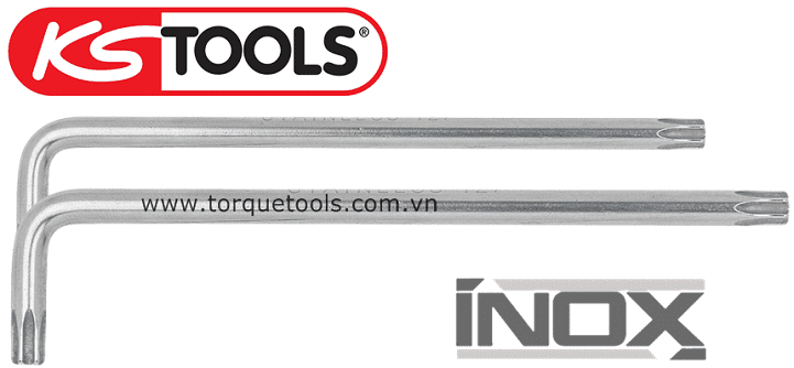 tay cong inox ks tools 964.0602,ks tools inox Torx tamperproof key wrench 964.0602