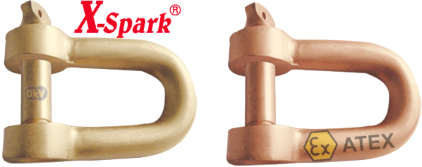 ma ni chống cháy nổ X-Spark 292-1006 , X-Spark non sparking shackle 292-1006