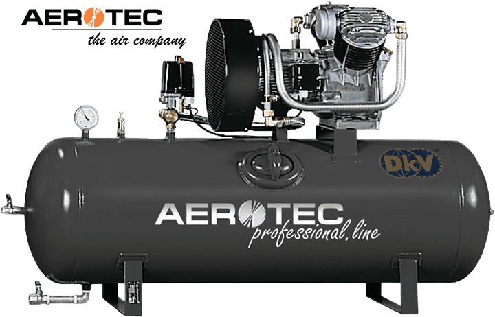 may nen khi Aerotec CH 40-10 270 Liter liegend, Aerotec air compressor CH 40-10 270 Liter liegend