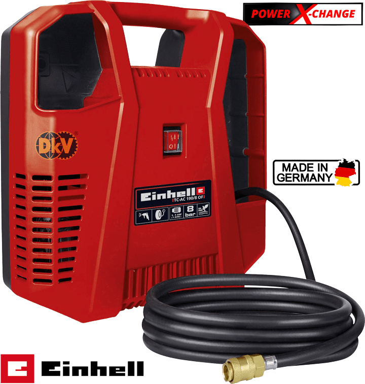 may nen khi einhell TC-ac 190 OF SET, einhell air compressor power TC-ac 190 OF SET