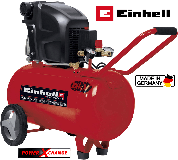 may nen khi einhell te-ac 27/50/10, einhell air compressor power te-ac 27/50/10