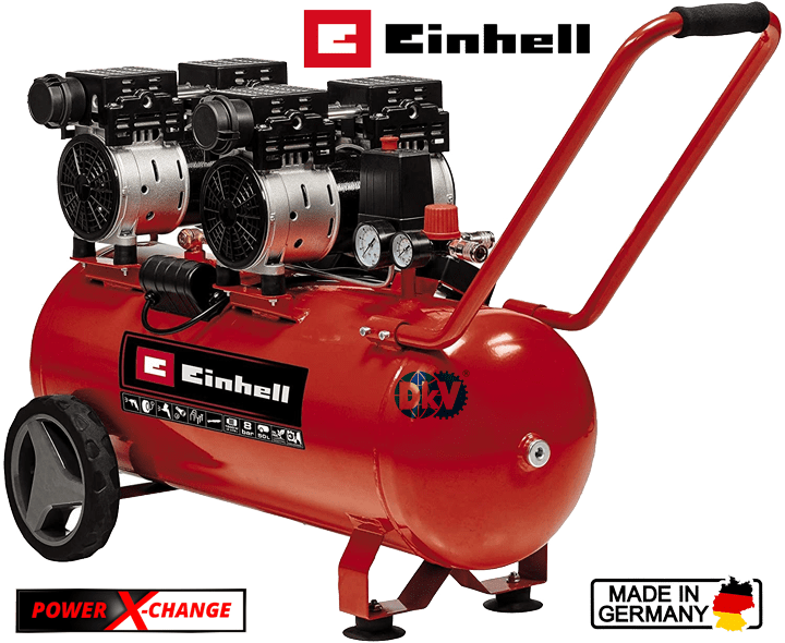 may nen khi einhell te-ac 50 silent, einhell air compressor power te-ac 50 silent