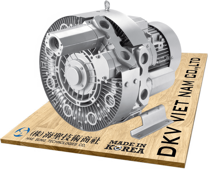 Máy thổi khí Hae Sung HBT-32056S, Hae Sung ring blower HBT-32056S, Hae Sung slide channel blower HBT-32056S