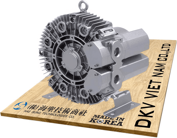 Máy thổi khí Hae Sung HBT-61016S, Hae Sung ring blower HBT-61016S, Hae Sung slide channel blower HBT-61016S