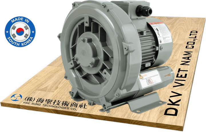 Máy thổi khí Hae Sung HB-129S, Hae Sung ring blower HB-129S, Hae Sung slide channel blower HB-129S