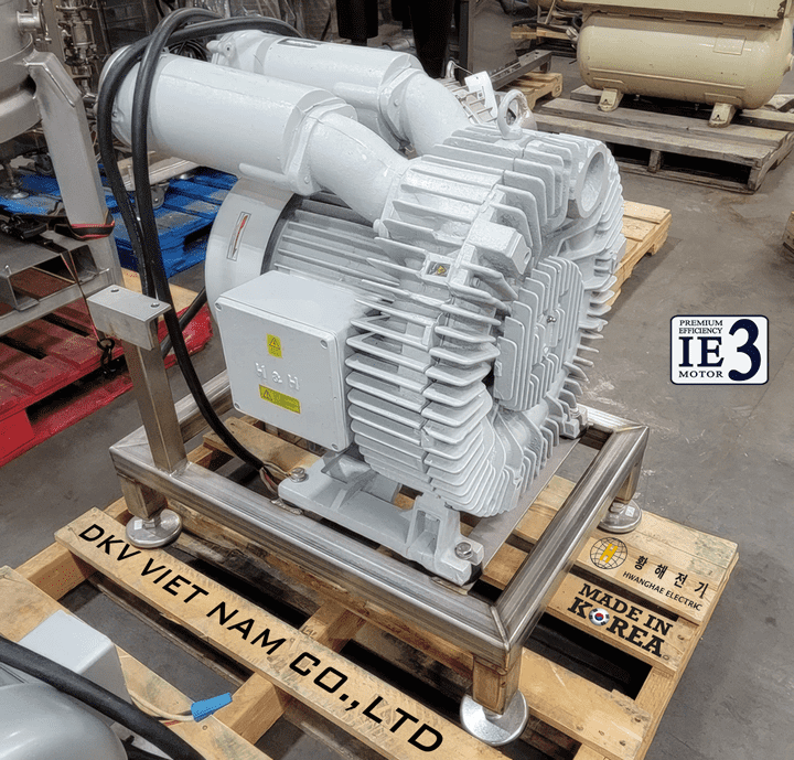 Máy thổi khí Hwanghae HRB-1000MP, Hwanghae ring blower HRB-1000MP, Hwanghae slide channel blower HRB-1000MP