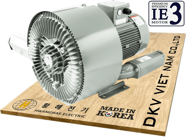 Máy thổi khí Hwanghae HRB-1002MP, Hwanghae ring blower HRB-1002MP, Hwanghae slide channel blower HRB-1002MP