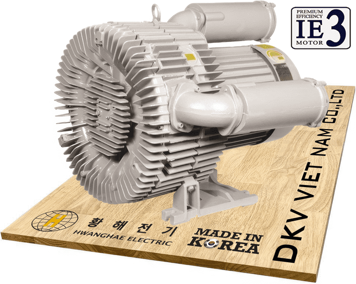 Máy thổi khí Hwanghae HRB-1102MP, Hwanghae ring blower HRB-1102MP, Hwanghae slide channel blower HRB-1102