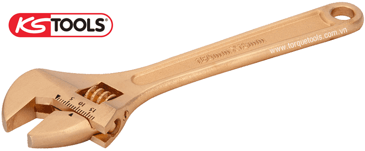 mo let chong chay no KS Tools 962.1108 , KS Tools non sparking adjustable spanner 962.1108