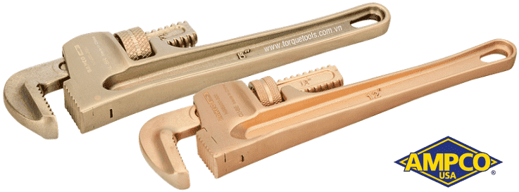 mo let răng chong chay no Ampco ET0565, Ampco non sparking adjustable pipe spanner ET0565