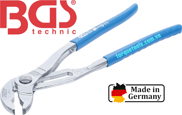 Mỏ lết răng BGS 676, mỏ lết ống nước BGS 676, BGS water pump pliers 676