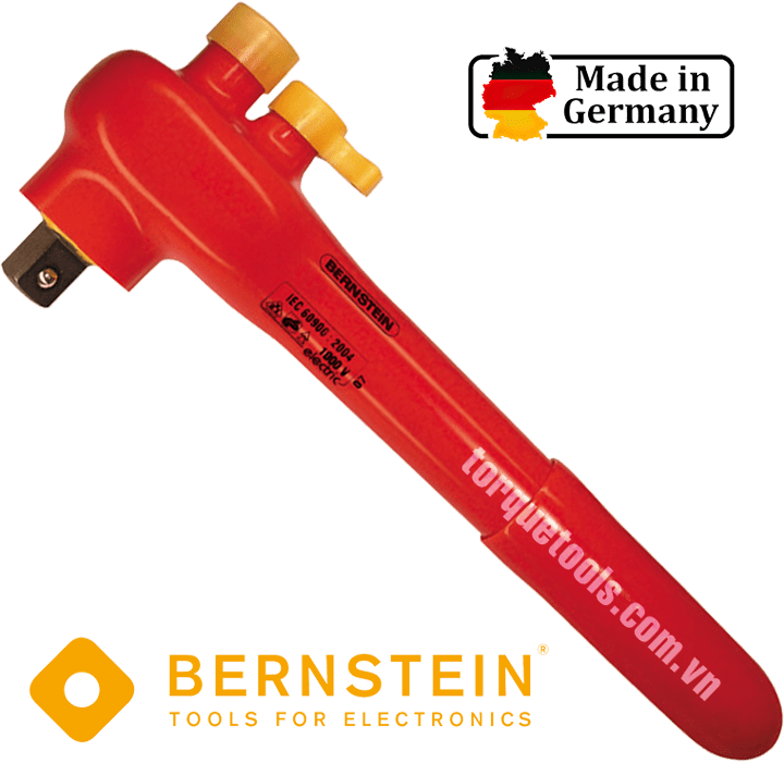 tay cong cach dien bernstein 16-471-vde, bernstein insulated ratchet wrench 16-471-vde