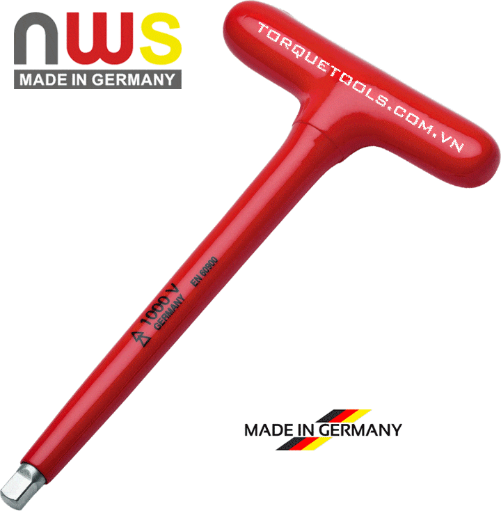 luc giac chu t cach dien nws 2026m-160, nws insulated t-hand wrench 2026m-160