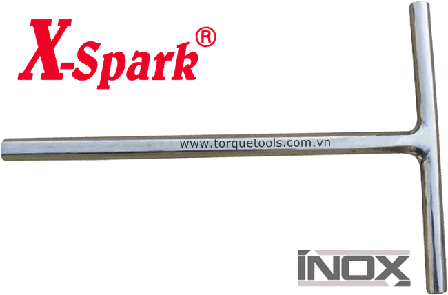 tay cong chu T inox X-Spark 8120C-1010 , X-Spark inox hexagon allen key with T-Handle 8120C-1010