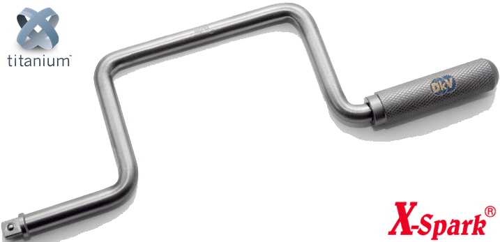 TAY CÔNG TITANIUM X-SPARK 5309-1004 , X-SPARK TITANIUM CRANK 5309-1004