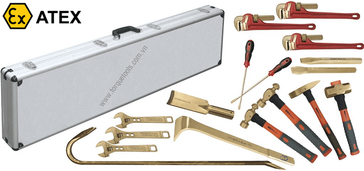 Bộ dụng cụ chống cháy nổ Egamaster 74390, Egamaster non sparking tools kit 74390